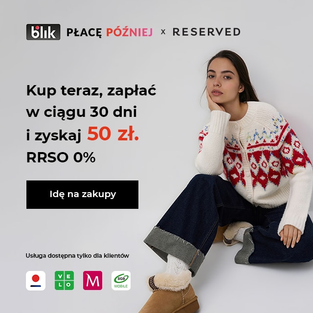 BLIK Płacę później banner
